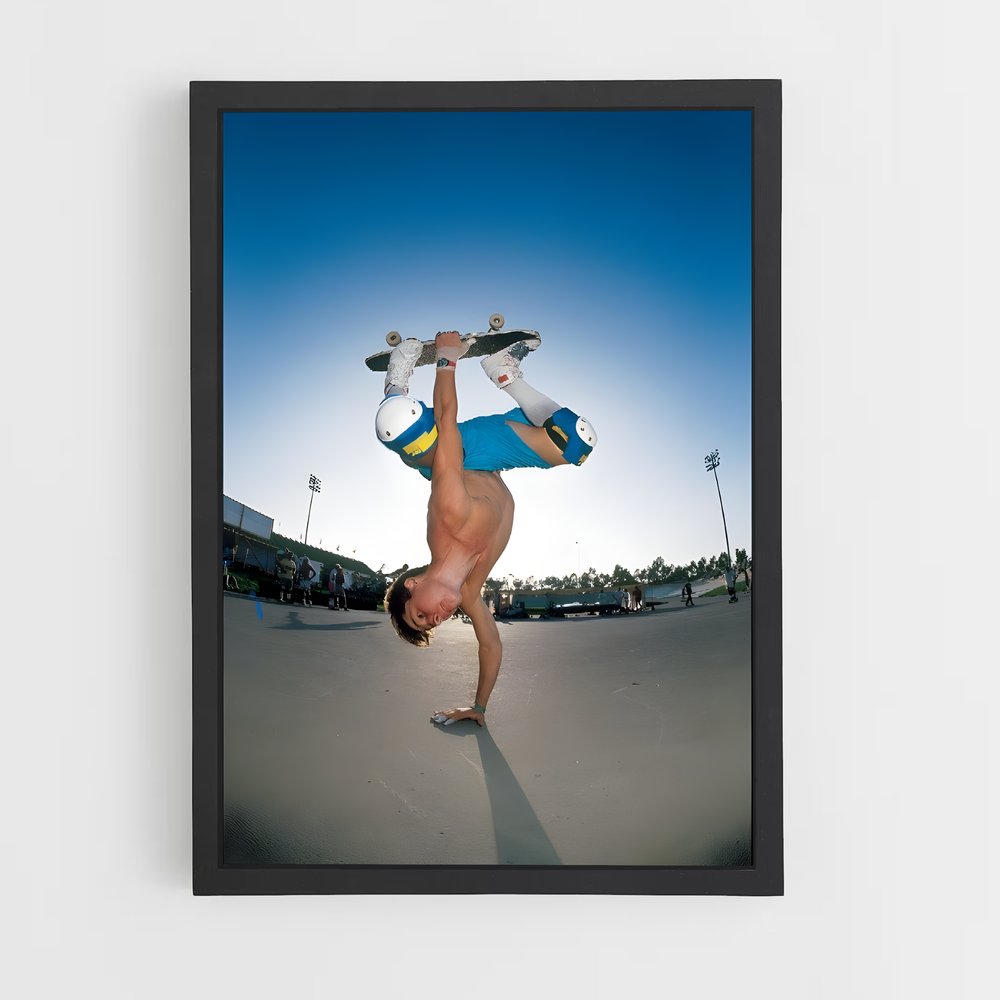 Poster Skate & Balance – affiche Skateboard (vue 2)